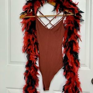 Rust colored bodysuit